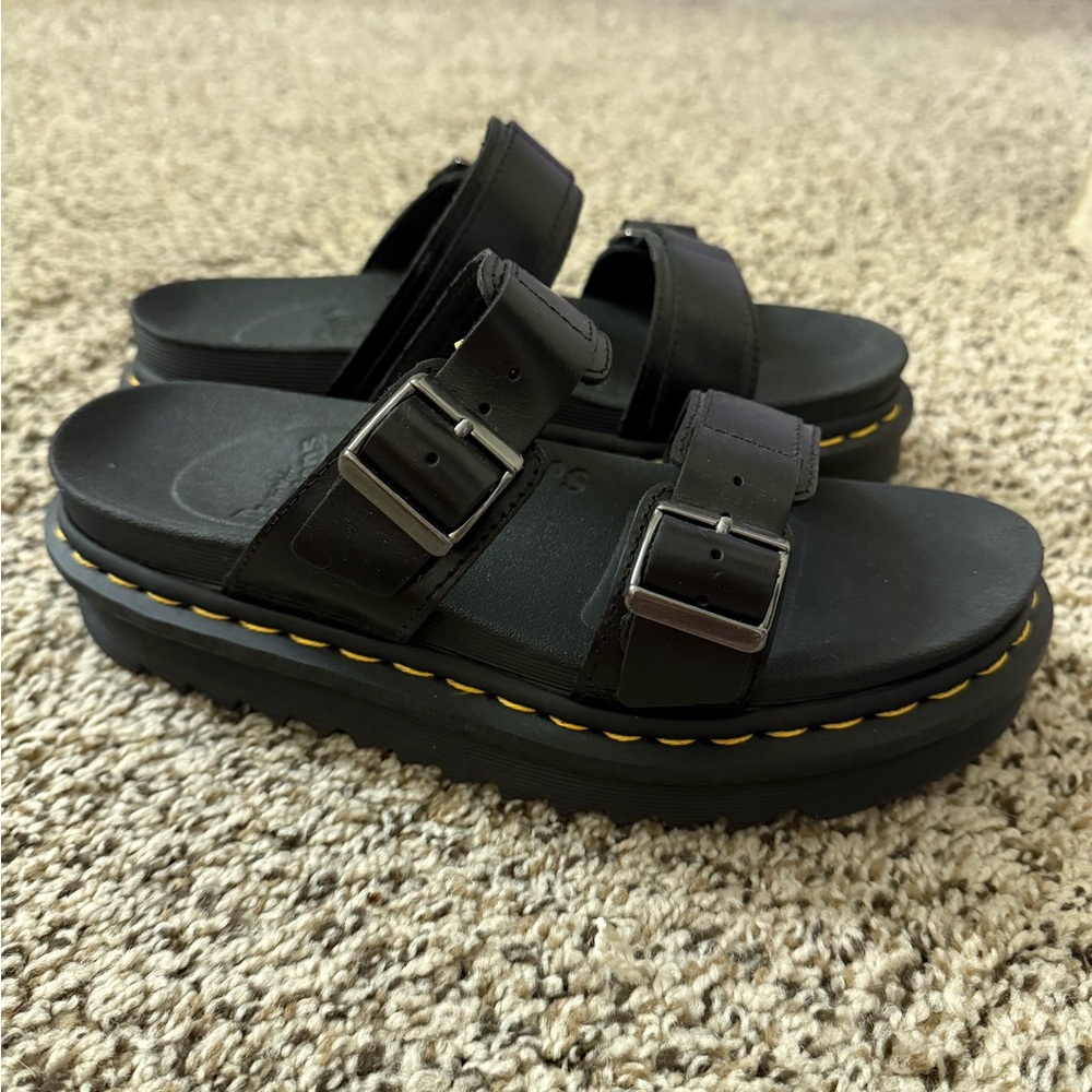 Dr. Martens Black Platform Sandals